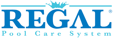 A blue and white logo for regal care services